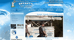 Desktop Screenshot of bryantspumpserviceandwelldrilling.com